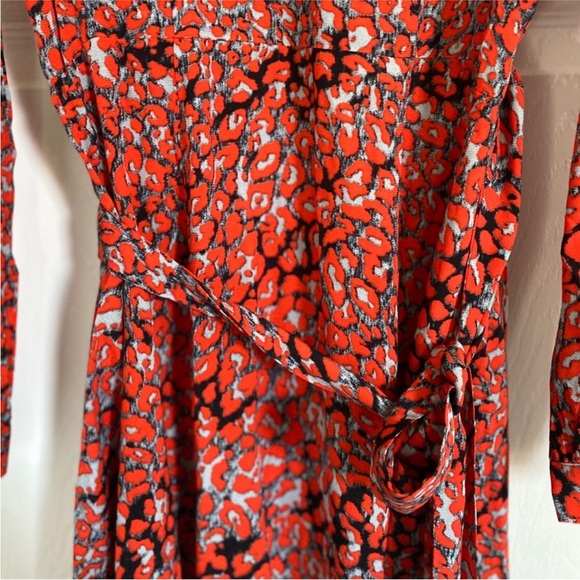 Fall Leopard Wrap Dress - Picture 10 of 12